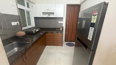 Kitchen Image of 900 Sq.ft 2 BHK Apartment / Flat for rent in Chandrarang Basileo, Pimple Gurav Pune for Rs. 37000