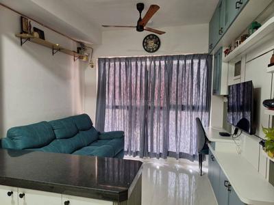 Living Room Image of 450 Sq.ft 1 BHK Apartment / Flat for rent in Lodha Crown, Thane West Thane for Rs. 35000
