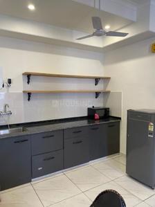Kitchen Image of 500 Sq.ft 1 RK Apartment / Flat for rent in Shyam Nagar Jaipur for Rs. 25000