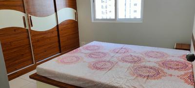 Bedroom Image of 501 Sq.ft 1 RK Apartment / Flat for rent in L And T Raintree Boulevard, Sahakara Nagar Bengaluru for Rs. 50000