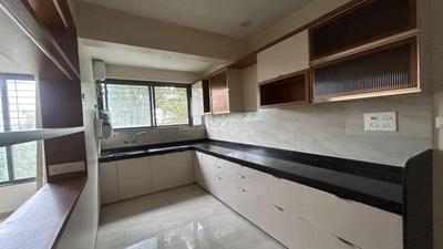 Kitchen Image of 1447 Sq.ft 3 BHK Apartment / Flat for rent in Hingne Khurd Pune for Rs. 55000