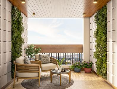 Balcony Image of 2050 Sq.ft 3 BHK Apartment / Flat for sale in Fatehpura Udaipur for Rs. 10000000