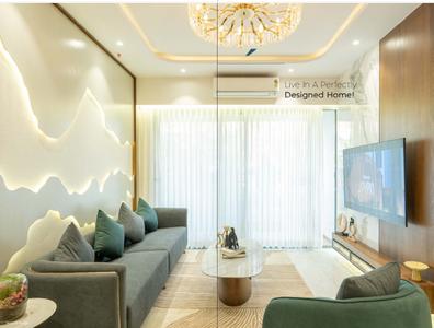 Living Room Image of 1180 Sq.ft 2 BHK Apartment / Flat for sale in Mantra Melange, Kharadi Pune for Rs. 11000000