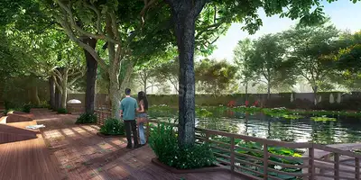 Balcony Image of 905 Sq.ft 3 BHK Apartment / Flat for sale in Avana Phase 1, Tollygunge Kolkata for Rs. 12500000