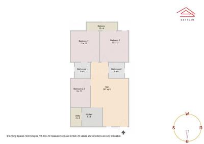 Image of 1048 Sq.ft 3 BHK Apartment / Flat for sale in Begur Heights by Nilay Estates, Begur, Bengaluru for Rs. 7850000