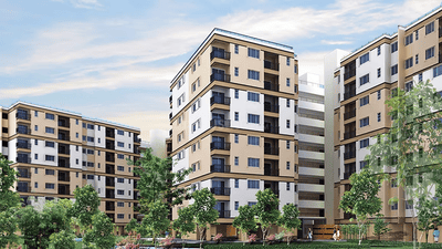 Image of 1000 Sq.ft 2 BHK Apartment / Flat for sale in Brigade Orchards, Devanahalli, Bengaluru for Rs. 8500000