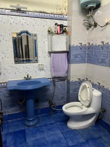 Bathroom Image of 650 Sq.ft 1 BHK Independent House for rent in Dabri New Delhi for Rs. 16000