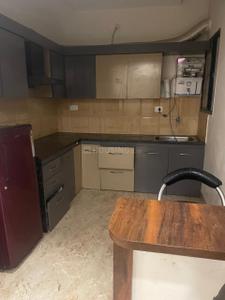 Kitchen Image of 450 Sq.ft 1 BHK Apartment / Flat for rent in Mahalakshmi Nagar Indore for Rs. 19000