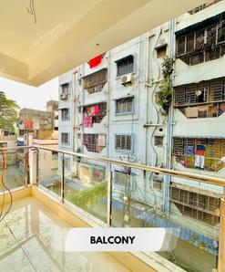 Balcony Image of 752 Sq.ft 2 BHK Apartment / Flat for sale in Dakshindari Kolkata for Rs. 5400000