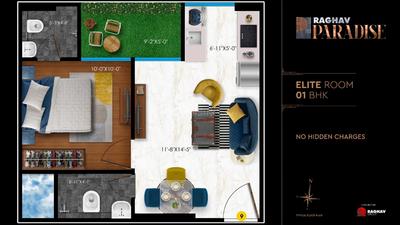 Image of 780 Sq.ft 2 BHK Apartment / Flat for sale in Raghav Paradise, Borivali East, Mumbai for Rs. 16100000