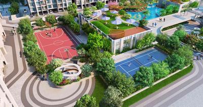 Image of 837 Sq.ft 2 BHK Apartment / Flat for sale in Amarnath Amora Tower, Charholi Budruk, Pune for Rs. 5500000