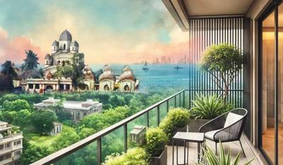 Balcony Image of 1200 Sq.ft 3 BHK Apartment / Flat for sale in Orbit Dakshini, Baranagar Kolkata for Rs. 10600000