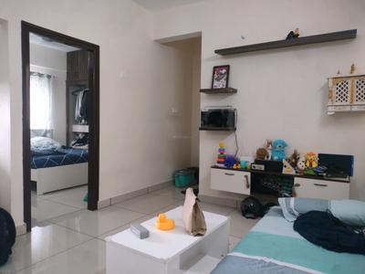Living Room Image of 750 Sq.ft 1 BHK Apartment / Flat for rent in Whitefield Bengaluru for Rs. 25500