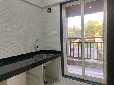 Kitchen Image of 725 Sq.ft 1 BHK Apartment / Flat for sale in Vishrut Dresden by Vishrut Constructions, Ulwe Navi Mumbai for Rs. 6500000