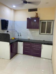 Kitchen Image of 1000 Sq.ft 2 BHK Builder Floor for rent in Vijay Nagar Indore for Rs. 24000