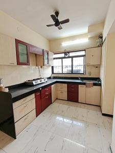 Kitchen Image of 950 Sq.ft 2 BHK Apartment / Flat for rent in Cosmos Heritage, Thane West Thane for Rs. 38000