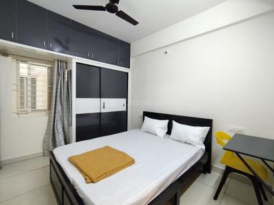 Bedroom Image of 550 Sq.ft 1 BHK Apartment / Flat for rent in Nagavara Bengaluru for Rs. 25000