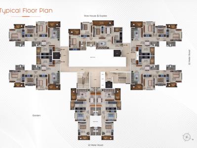 Image of 1470 Sq.ft 3 BHK Apartment / Flat for sale in Lakeshore Oasis, Besa, Nagpur for Rs. 5800000