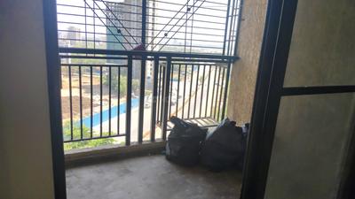 Balcony Image of 900 Sq.ft 2 BHK Apartment / Flat for rent in Raunak City, Kalyan West Kalyan for Rs. 20000