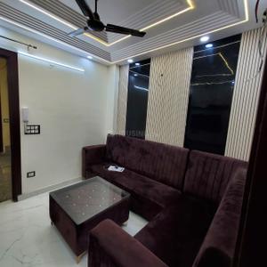 Bedroom Image of 650 Sq.ft 1 BHK Builder Floor for rent in Dwarka Mor New Delhi for Rs. 15000