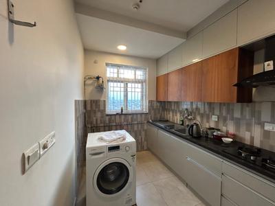 Kitchen Image of 1275 Sq.ft 2 BHK Apartment / Flat for rent in Prestige West Woods, Binnipete Bengaluru for Rs. 65000