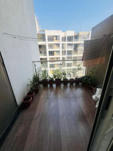 Balcony Image of 1040 Sq.ft 2 BHK Apartment / Flat for rent in Vardhaman Heights Phase2, Rahatani Pune for Rs. 33000