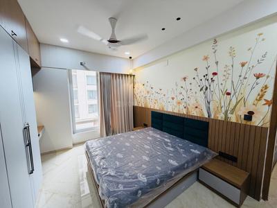 Bedroom Image of 2450 Sq.ft 3 BHK Apartment / Flat for rent in Radhe Infinity, Kudasan Gandhinagar for Rs. 55000
