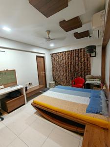 Bedroom Image of 2675 Sq.ft 4 BHK Apartment / Flat for sale in Goyal Riviera Harmony, Prahlad Nagar Ahmedabad for Rs. 25100000