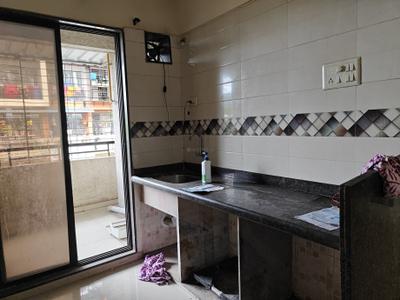 Kitchen Image of 750 Sq.ft 1 BHK Apartment / Flat for rent in Riddhi Siddhi Avenue, Ulwe Navi Mumbai for Rs. 15000