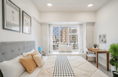 Bedroom Image of 1120 Sq.ft 3 BHK Apartment / Flat for sale in Srishti Synchronicity, Powai Mumbai for Rs. 33500000