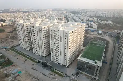 Image of 1250 Sq.ft 2 BHK Apartment / Flat for sale in Nizampet, Hyderabad for Rs. 9750000