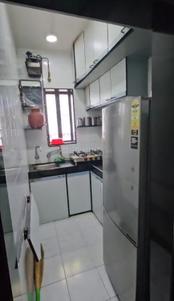 Kitchen Image of 600 Sq.ft 1.5 BHK Apartment / Flat for rent in Gautam View, Andheri West Mumbai for Rs. 65000