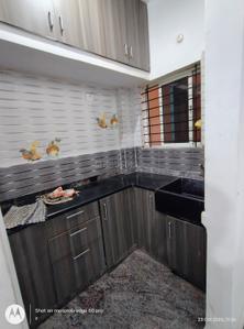 Kitchen Image of 650 Sq.ft 1 BHK Builder Floor for rent in HSR Layout Bengaluru for Rs. 26700