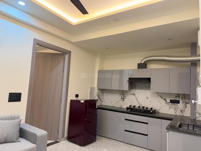 Kitchen Image of 750 Sq.ft 1 BHK Apartment / Flat for rent in Ramkrishna Apartments, Mansarovar Jaipur for Rs. 10000