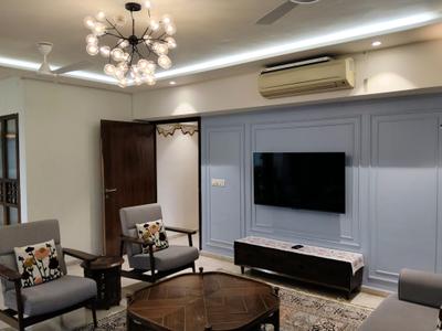 Living Room One Image of 4475 Sq.ft 4 BHK Apartment / Flat for sale in Paarijat Eclat, Iscon Ambli Road Ahmedabad for Rs. 53000000