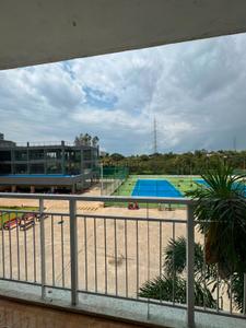 Balcony Image of 1650 Sq.ft 3 BHK Apartment / Flat for rent in SJR Blue Waters, Parappana Agrahara Bengaluru for Rs. 70000