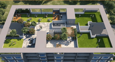 Image of 962 Sq.ft 2 BHK Apartment / Flat for sale in Santiago Skytown, Kiwale, Pune for Rs. 5300000