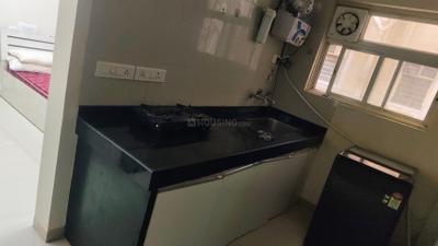 Kitchen Image of 340 Sq.ft 1 RK Apartment / Flat for rent in Nyati Elysia, Kharadi Pune for Rs. 23000