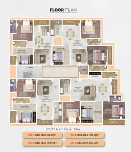 Image of 1156 Sq.ft 3 BHK Apartment / Flat for sale in Ganeshguri, Guwahati for Rs. 8700000