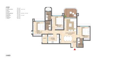 Image of 1117 Sq.ft 2 BHK Apartment / Flat for sale in Lodha Sylyan, Hinjawadi Phase 3, Pune for Rs. 9900000