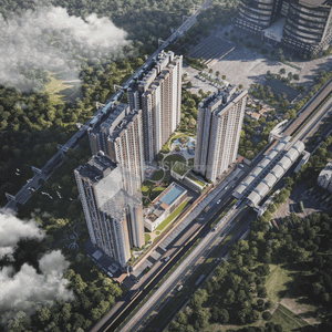 Image of 1077 Sq.ft 2 BHK Apartment / Flat for sale in Godrej Emerald Waters, Pimpri, Pune for Rs. 11400000