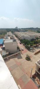 Balcony Image of 1396 Sq.ft 3 BHK Villa for rent in Swadesh Orchard Majesty, Gandhinagar Bhopal for Rs. 22000