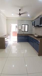 Kitchen Image of 1150 Sq.ft 3 BHK Apartment / Flat for rent in Harni Vadodara for Rs. 28000