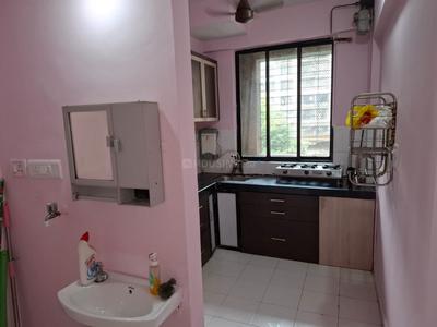 Kitchen Image of 528 Sq.ft 1 BHK Apartment / Flat for rent in CIDCO Fam CHS, Kopar Khairane Navi Mumbai for Rs. 32500