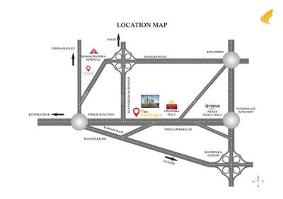 Image of 2058 Sq.ft 4 BHK Apartment / Flat for sale in DRA Infinique, Valasaravakkam, Chennai for Rs. 29200000