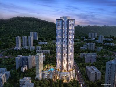 Image of 900 Sq.ft 2 BHK Apartment / Flat for rent in Dynamix Divum, Malad East, Mumbai for Rs. 76000