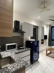 Kitchen Image of 650 Sq.ft 1 BHK Independent House for rent in Sector 30 Gurgaon for Rs. 29000