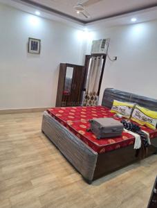 Bedroom Image of 1250 Sq.ft 2 BHK Builder Floor for rent in Hauz Khas New Delhi for Rs. 90000