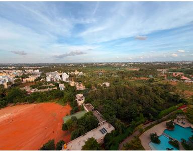 Balcony Image of 1650 Sq.ft 3 BHK Apartment / Flat for rent in Goyal Orchid Whitefield, Whitefield Bengaluru for Rs. 77000