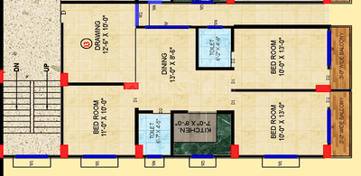 Image of 1300 Sq.ft 3 BHK Apartment / Flat for sale in Chhoti Pahari, Patna for Rs. 6500000